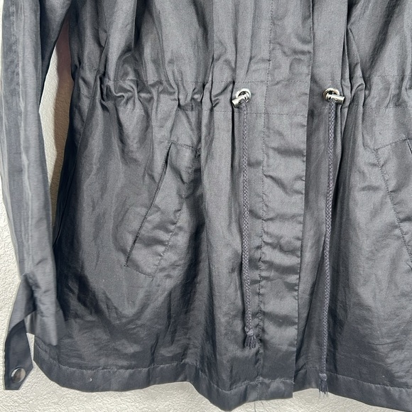 Capelli New York Black Lightweight Outdoors Jacket with Hoodie Size Large - Picture 3 of 7